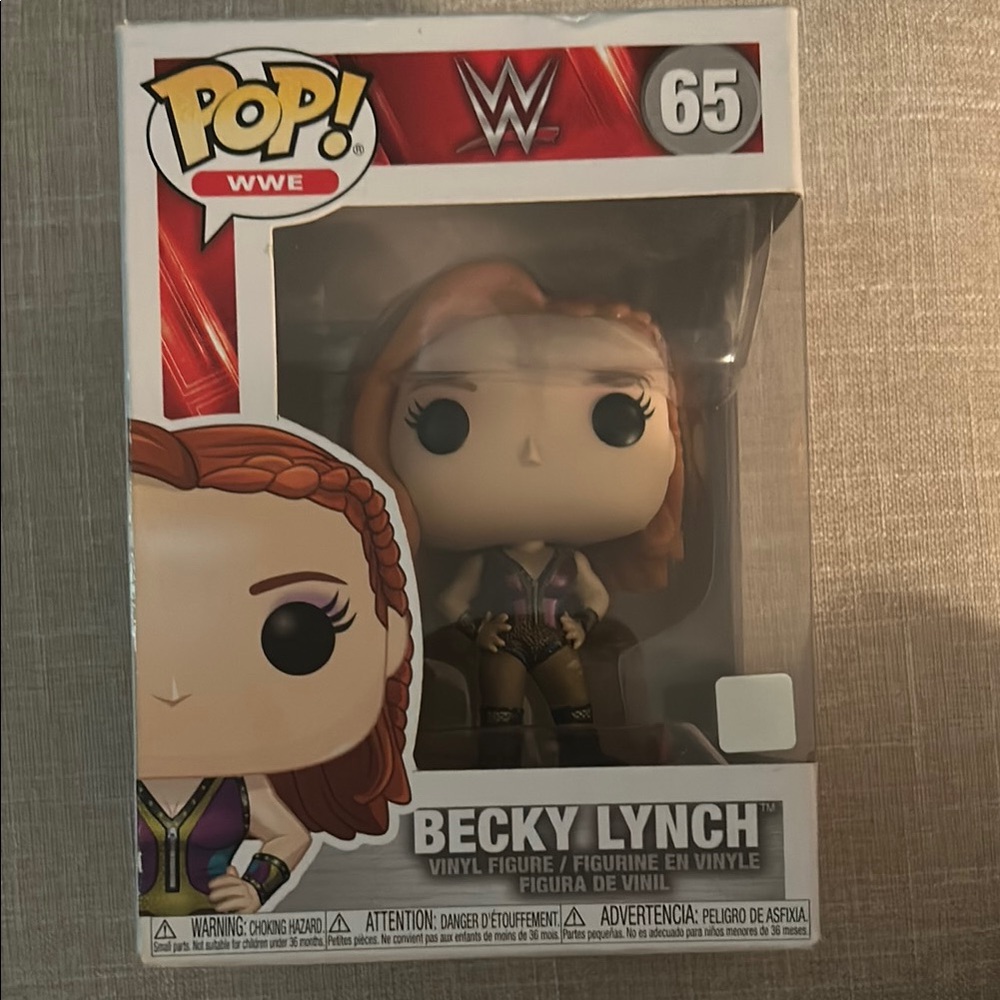 Funko WWE Becky Lynch Pop! Vinyl Figure with Orange and Purple